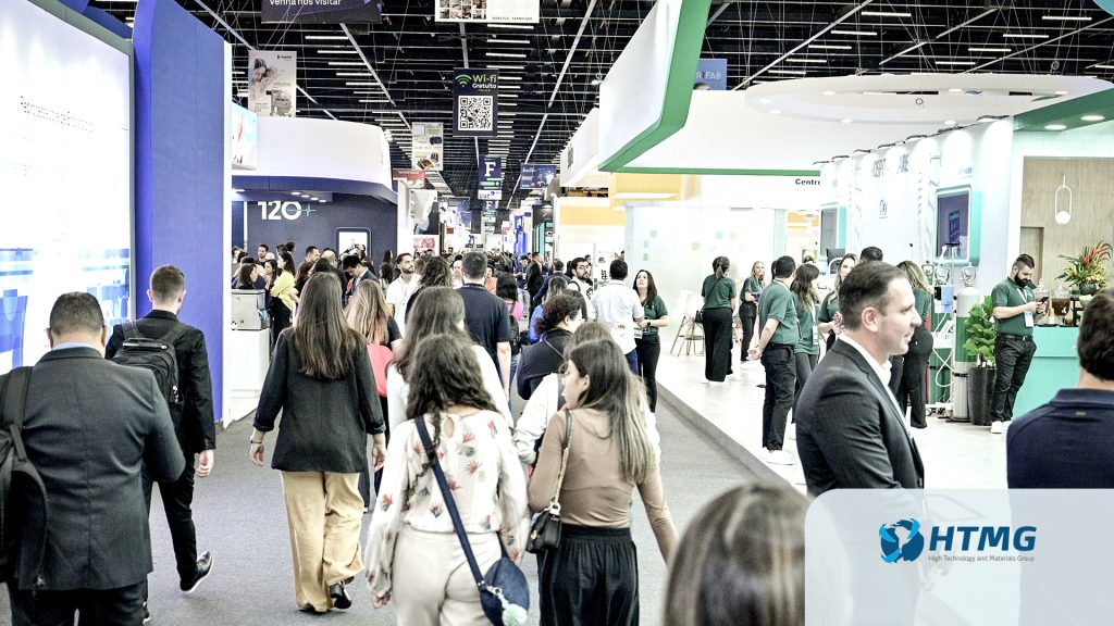 Equipe da HTMG faz visita à Feira Hospitalar 2024