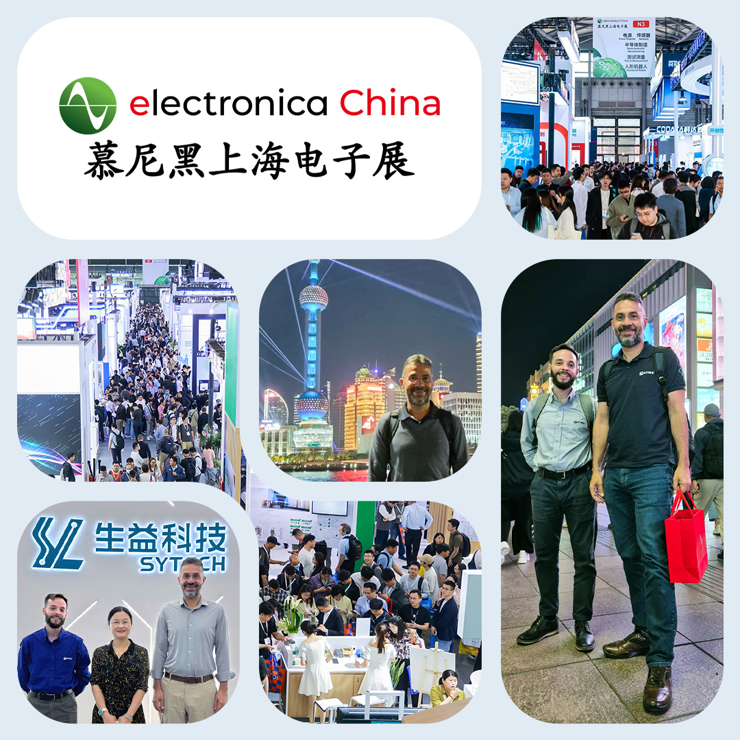 Equipe da HTMG visita a Electronica Shanghai 2025